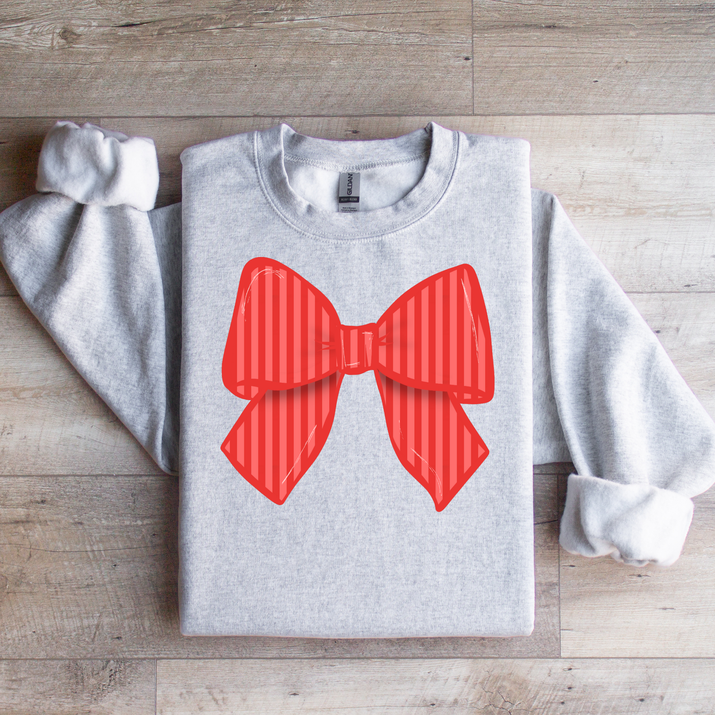 Striped Bow Graphic Tee