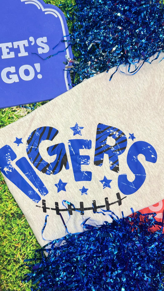 Loopy Tigers Football Graphic Tee