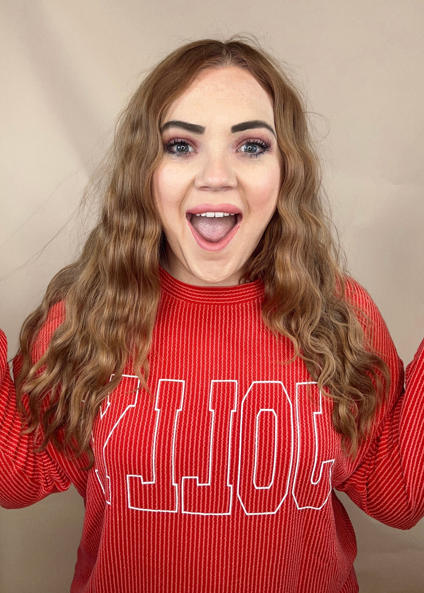 Jolly Ribbed Long Sleeve Top