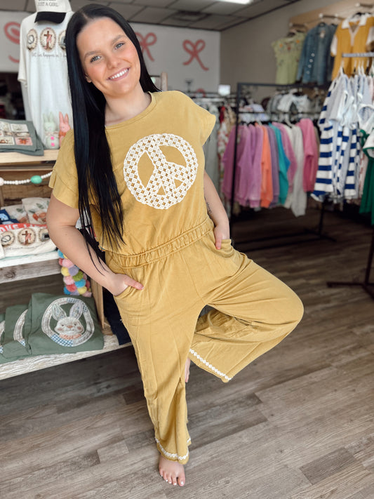 Peace & Love Jumpuit