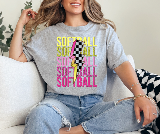 Softball x5 Graphic Tee - Youth