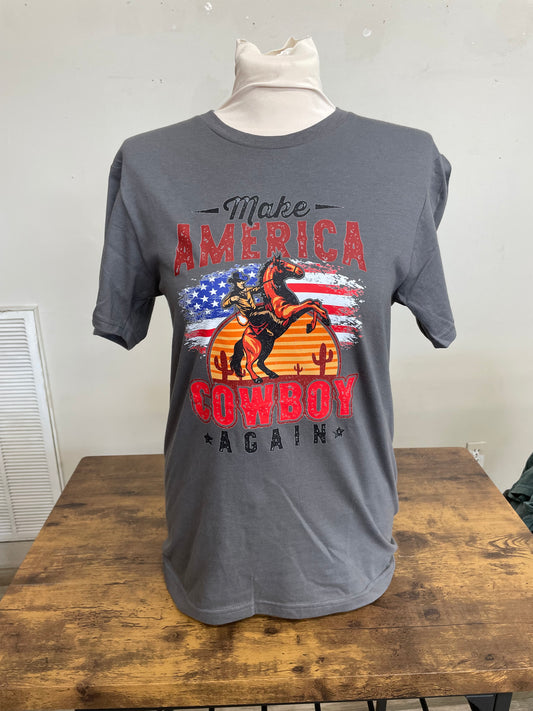 Make America Cowboy Again Graphic Tee