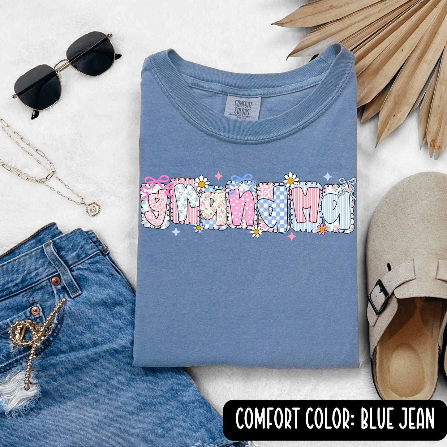 Preppy Croquette With Frames Custom Name Graphic Tee