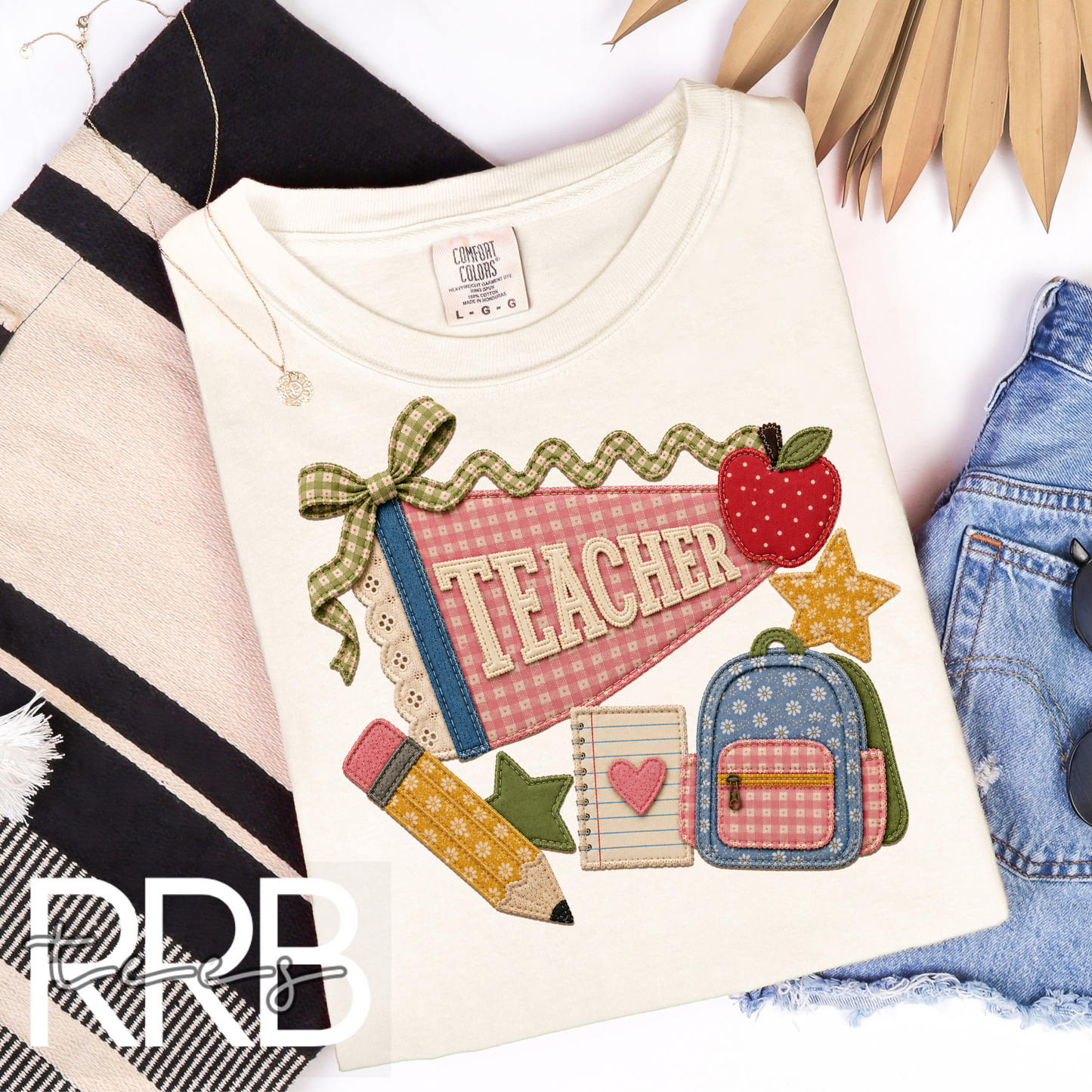 Teacher Pennant Flag Graphic Tee