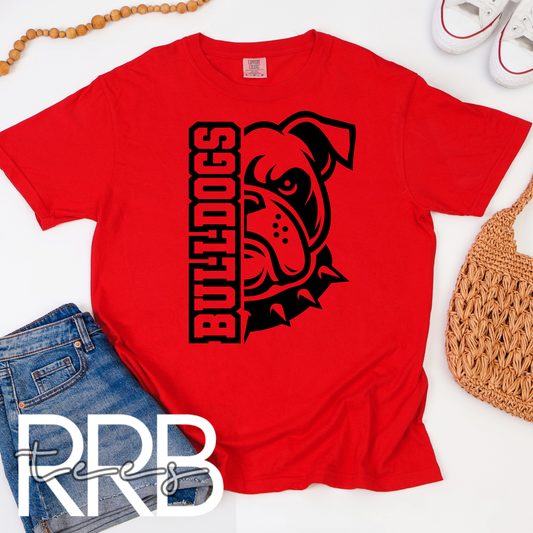 Half Bulldogs Graphic Tee