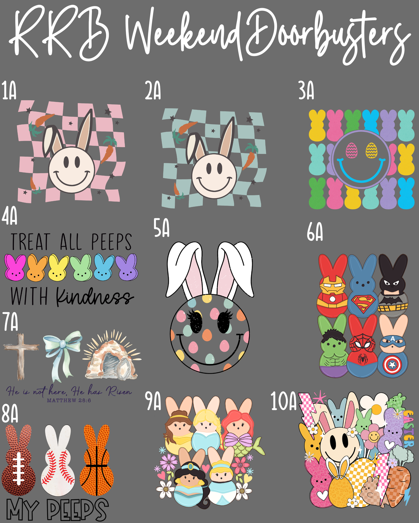 DOORBUSTERS GRAPHIC TEES 37 DESIGNS