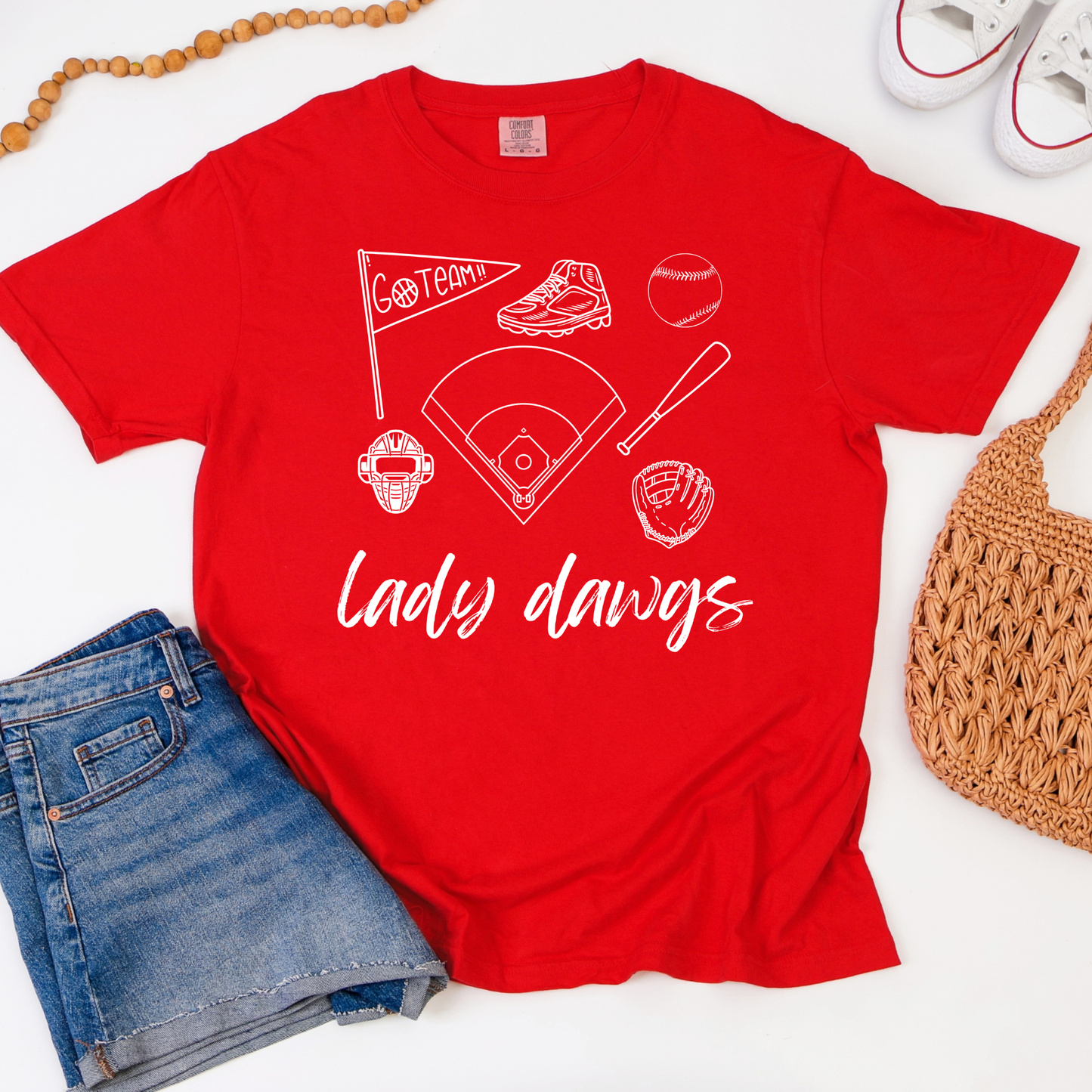 Baseball/Softball Things Custom School Graphic Tee