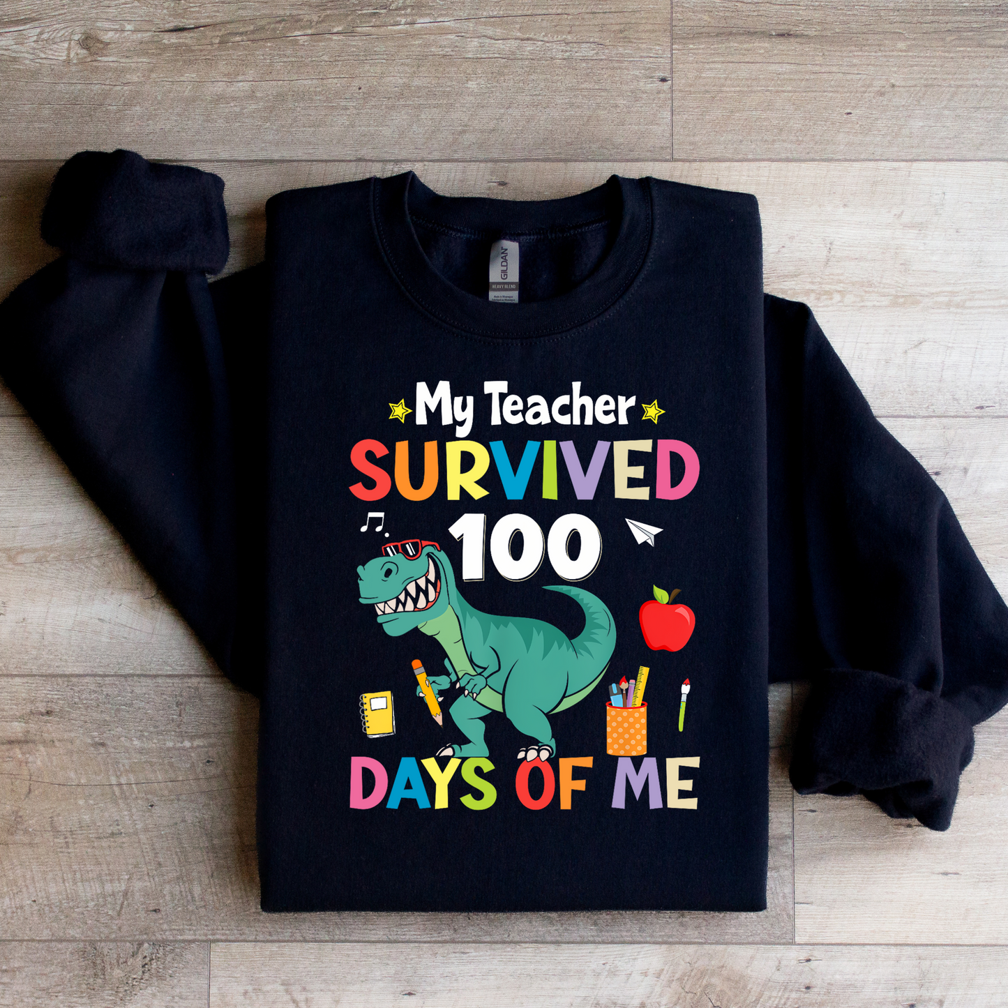 100 Days of School Graphic Tee - 7