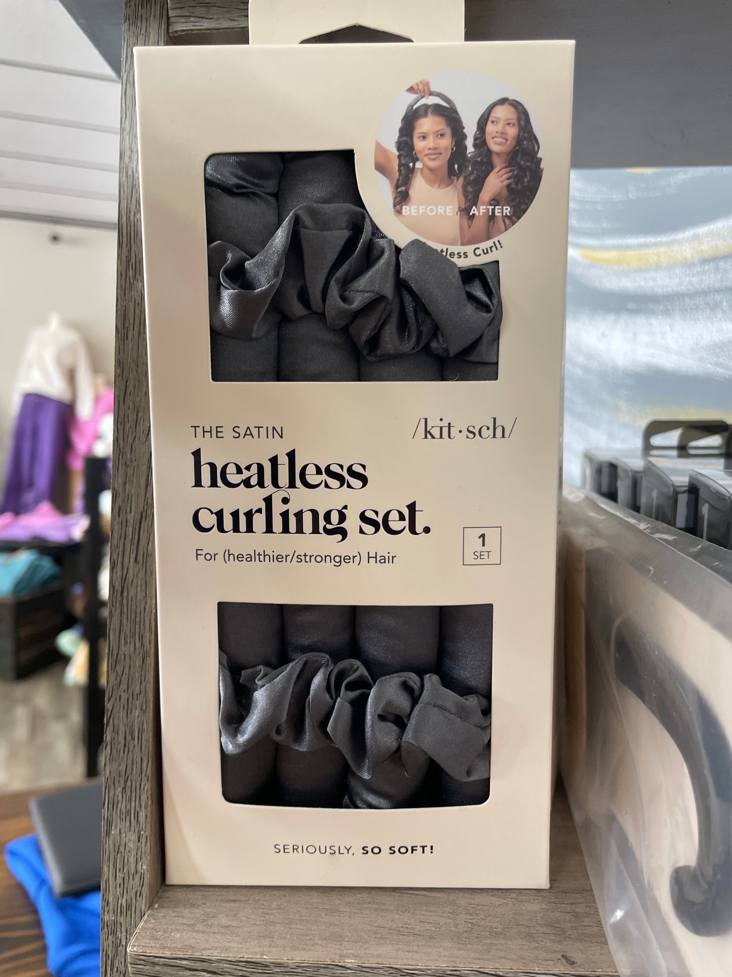 Satin Heatless Curling Set