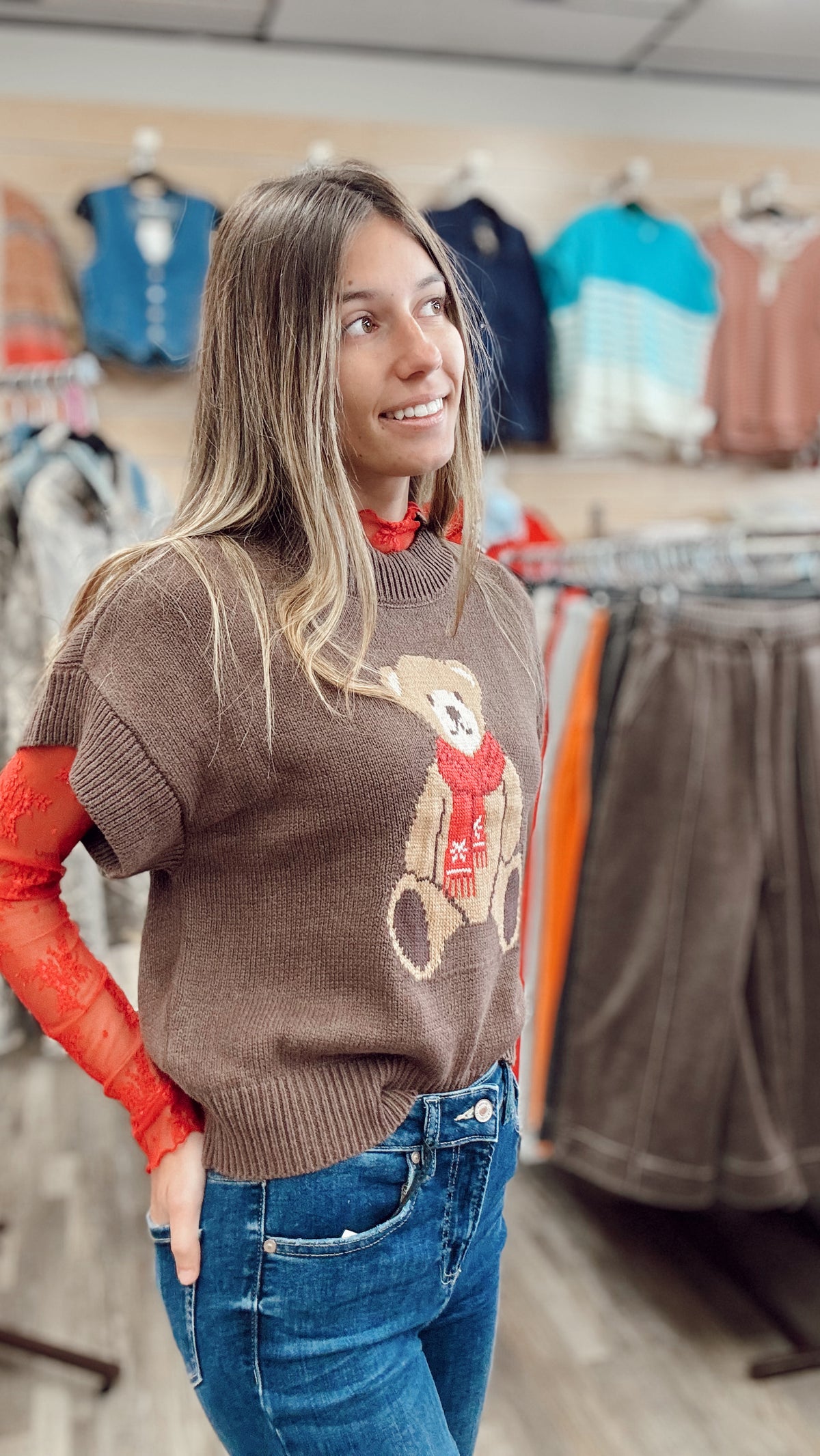 Timeless Teddy Sweater Top