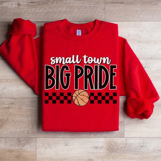 Small Town Big Pride Basketball Graphic Tee
