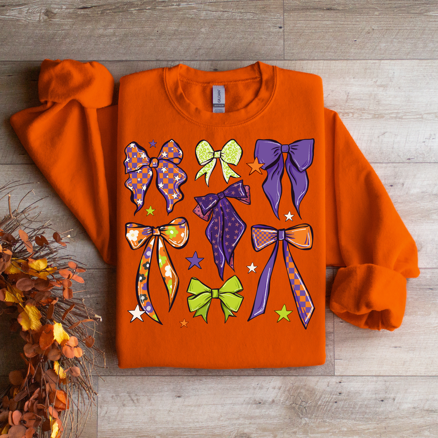 Halloween Bow Collage Graphic Tee