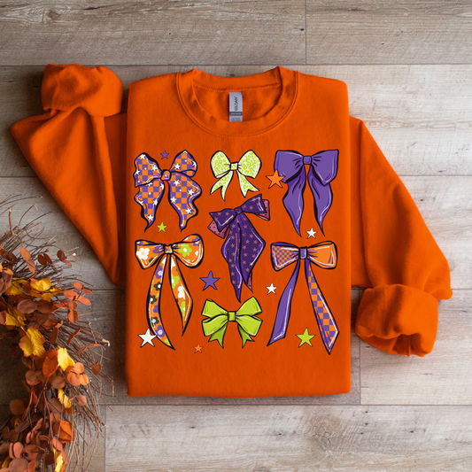 Halloween Bow Collage Graphic Tee