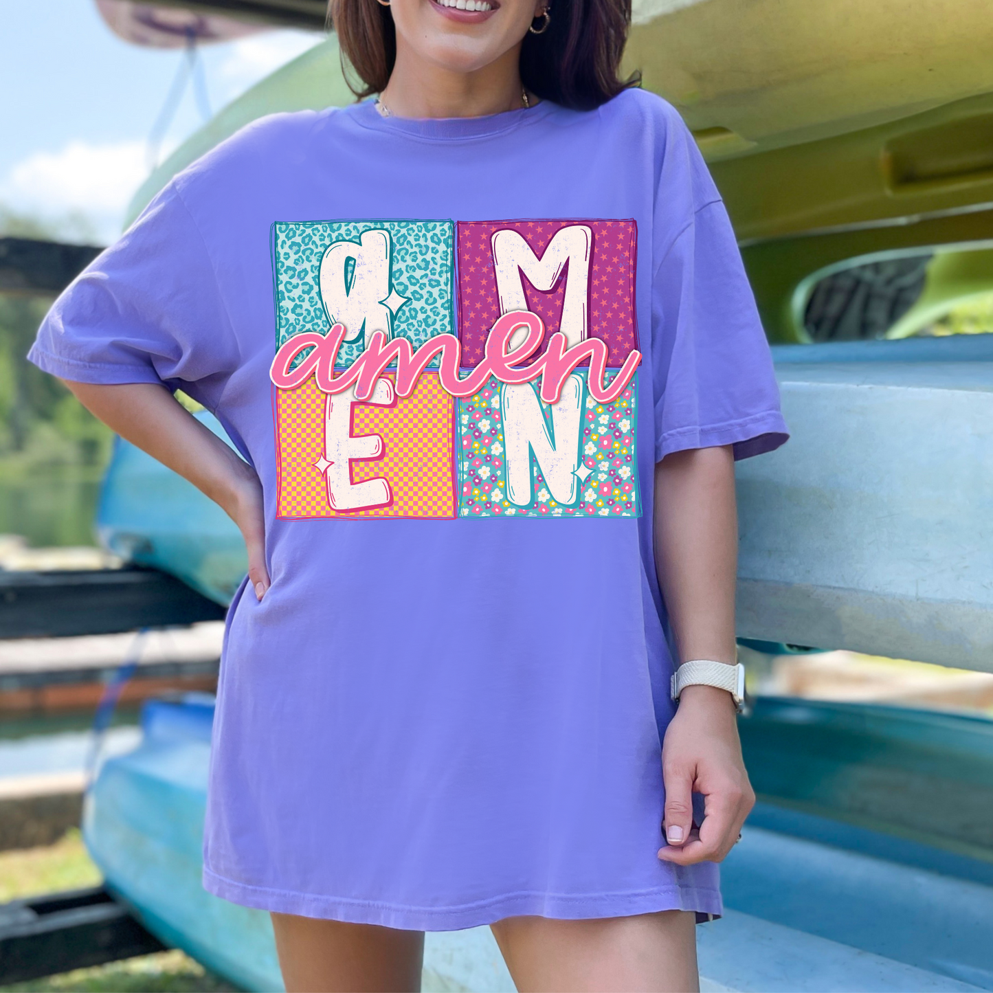 Box Amen Graphic Tee