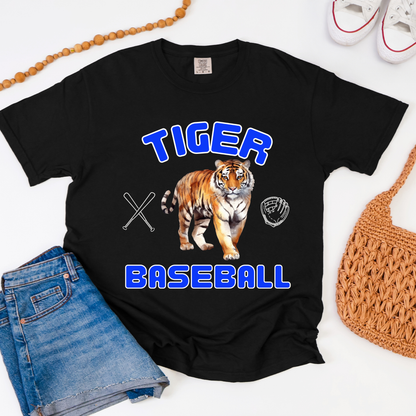 Your School Baseball/Softball Mascot Custom School Graphic Tee