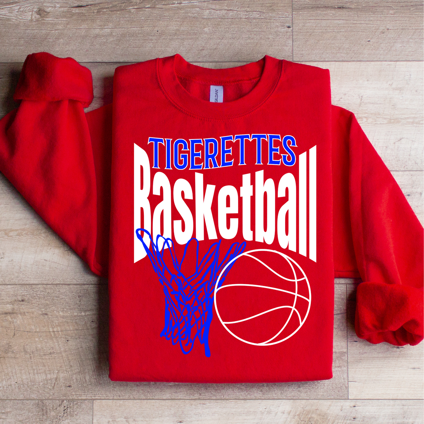 Tigerettes Basketball Graphic Tee - Fundraiser Front Design only
