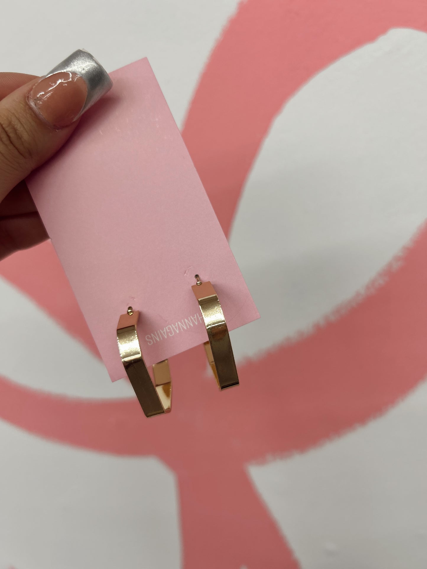Geo Gold Hoop Earrings (3)