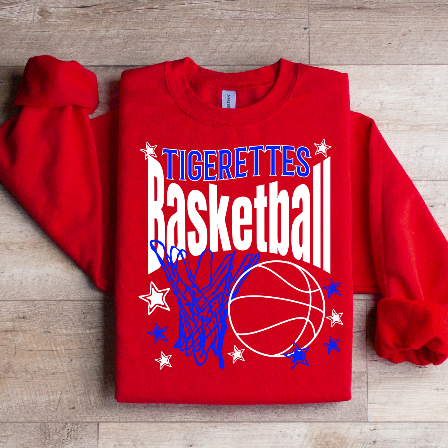 Tigerettes Basketball Graphic Tee - Fundraiser Front Design only