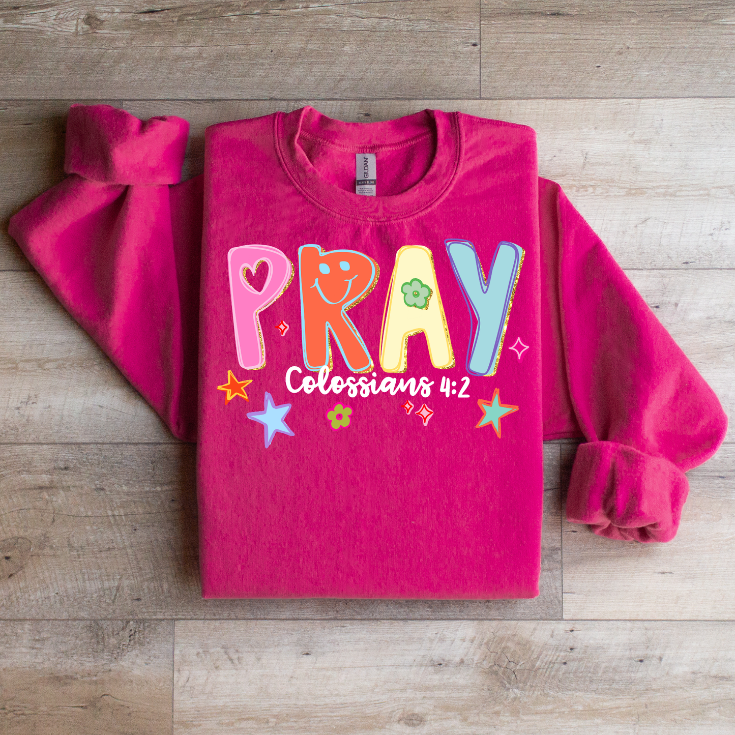 Doodle Pray Colossians 4:2 Graphic Tee