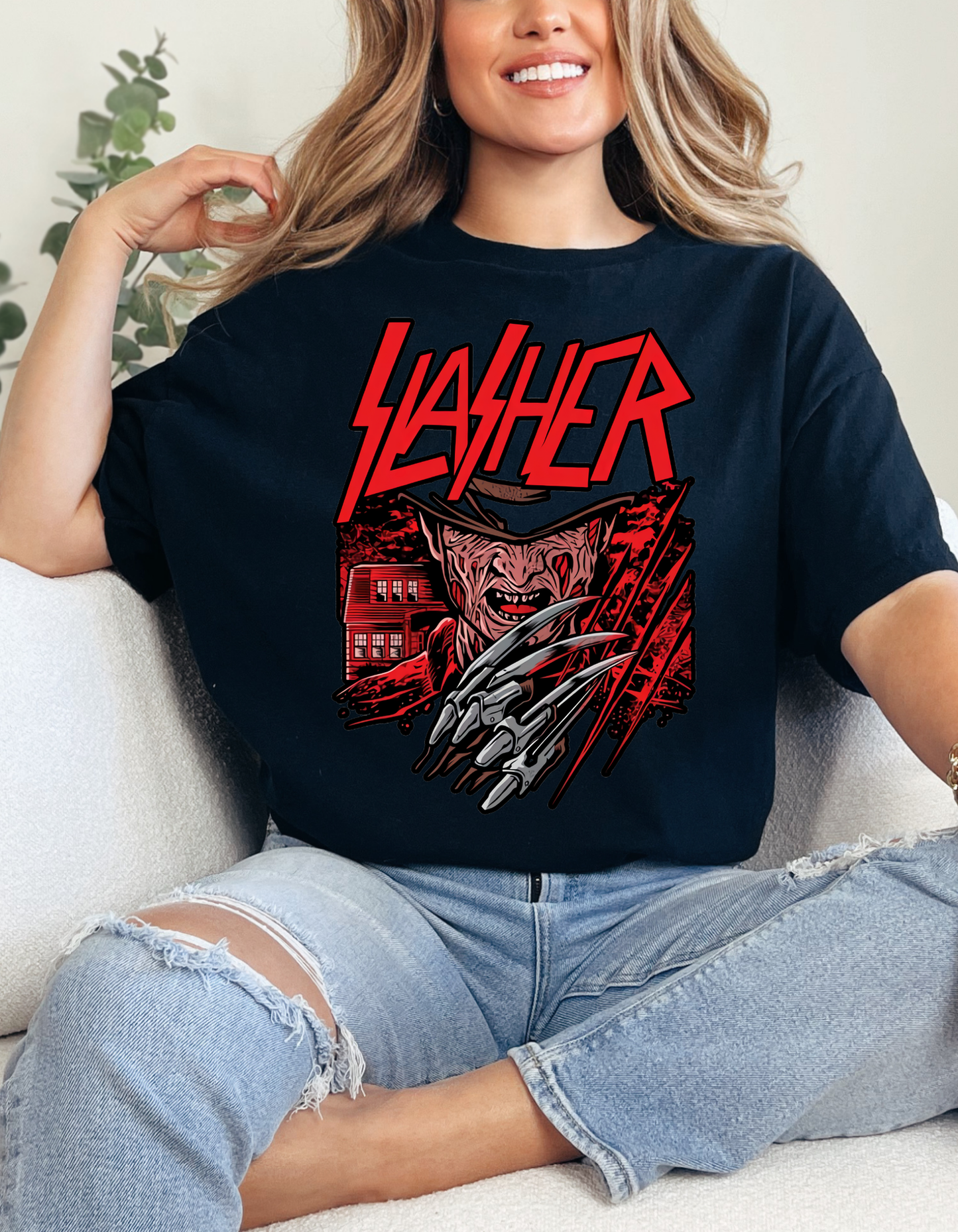 SCARY HALLOWEEN GRAPHIC TEE - 30