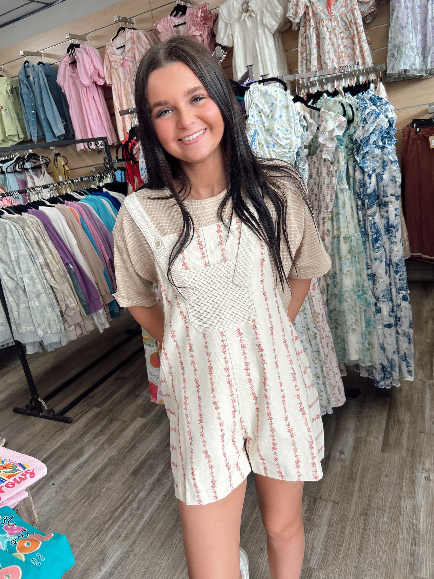 Floral Frenzy Romper
