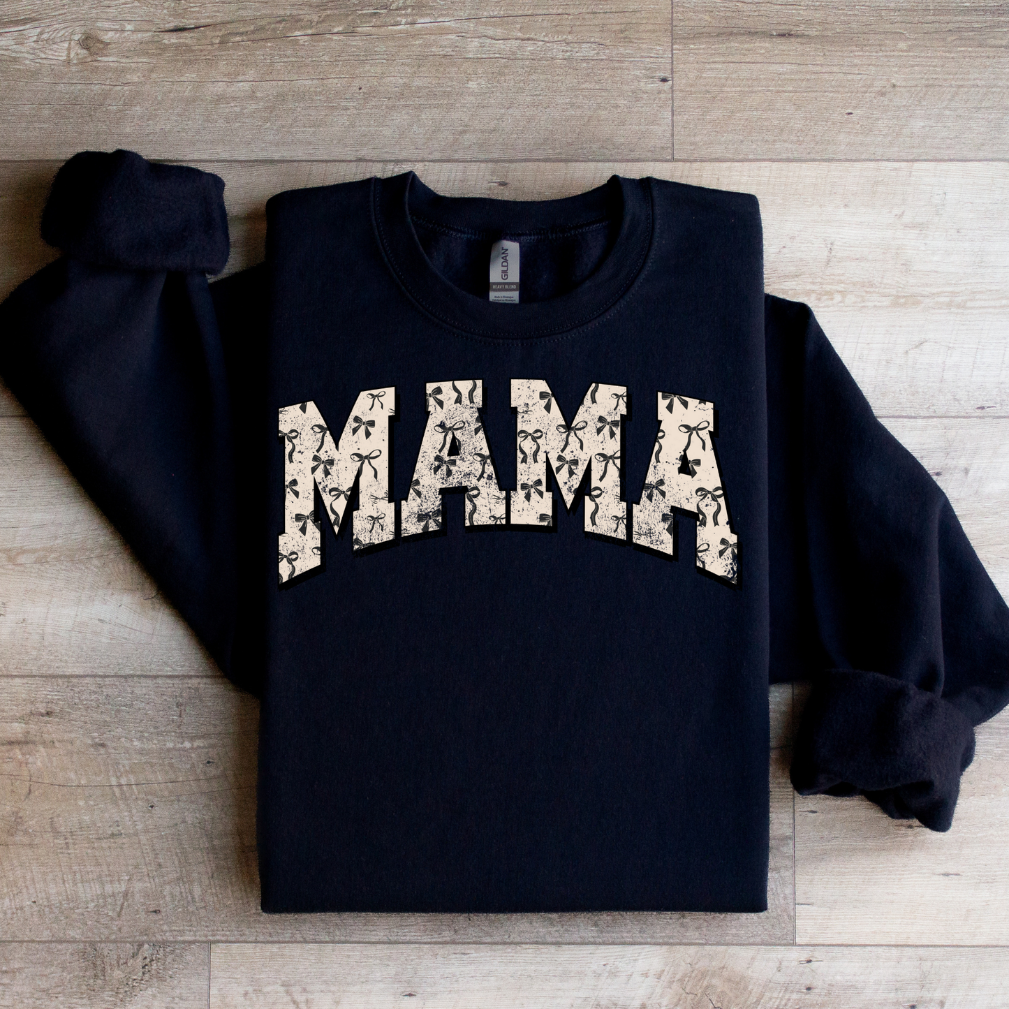 Mama Black Bows Graphic Tee