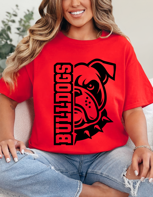 Bulldog Half Graphic Tee