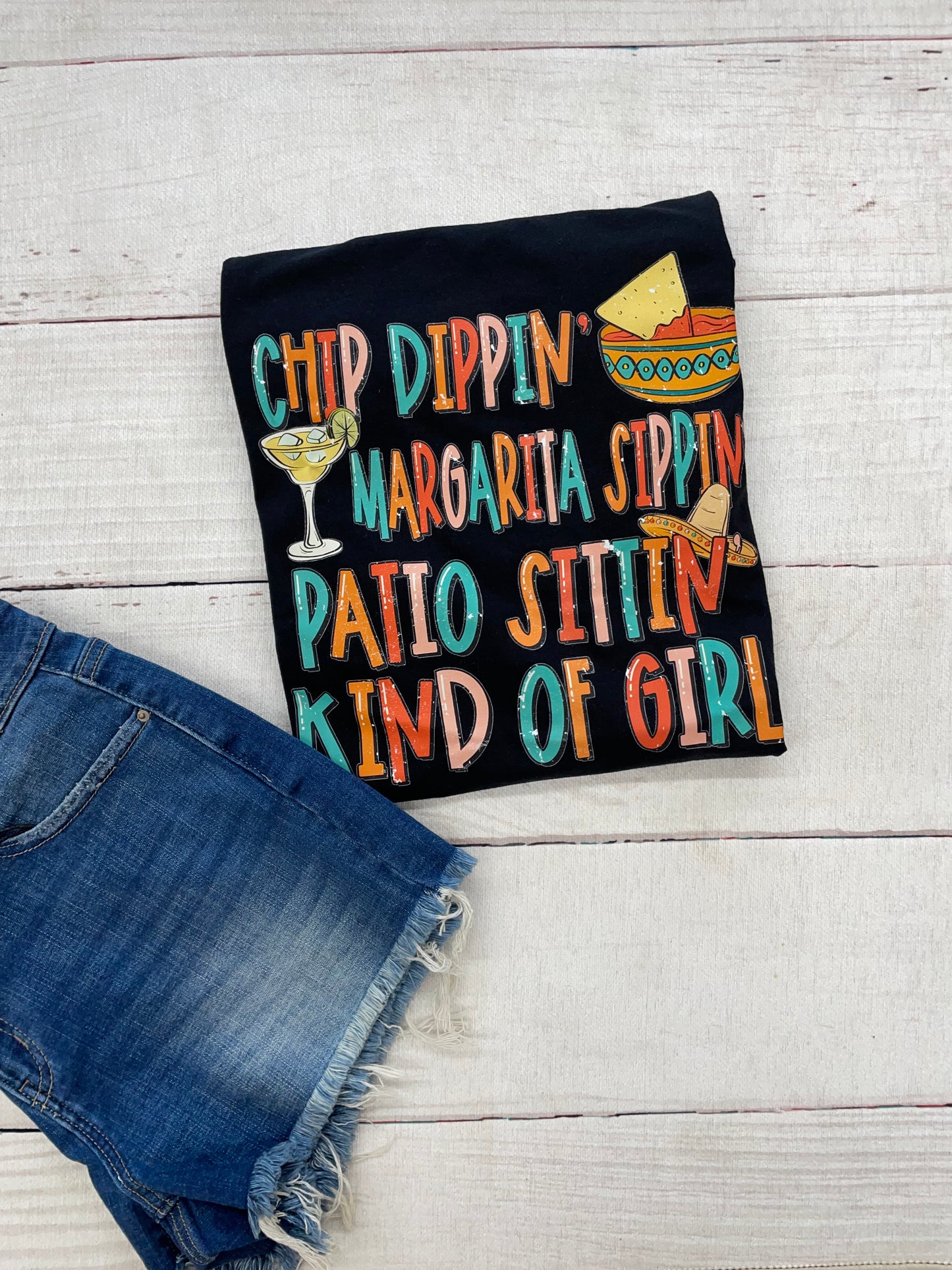 Chip Dippin' Margarita Sippin' Graphic Tee