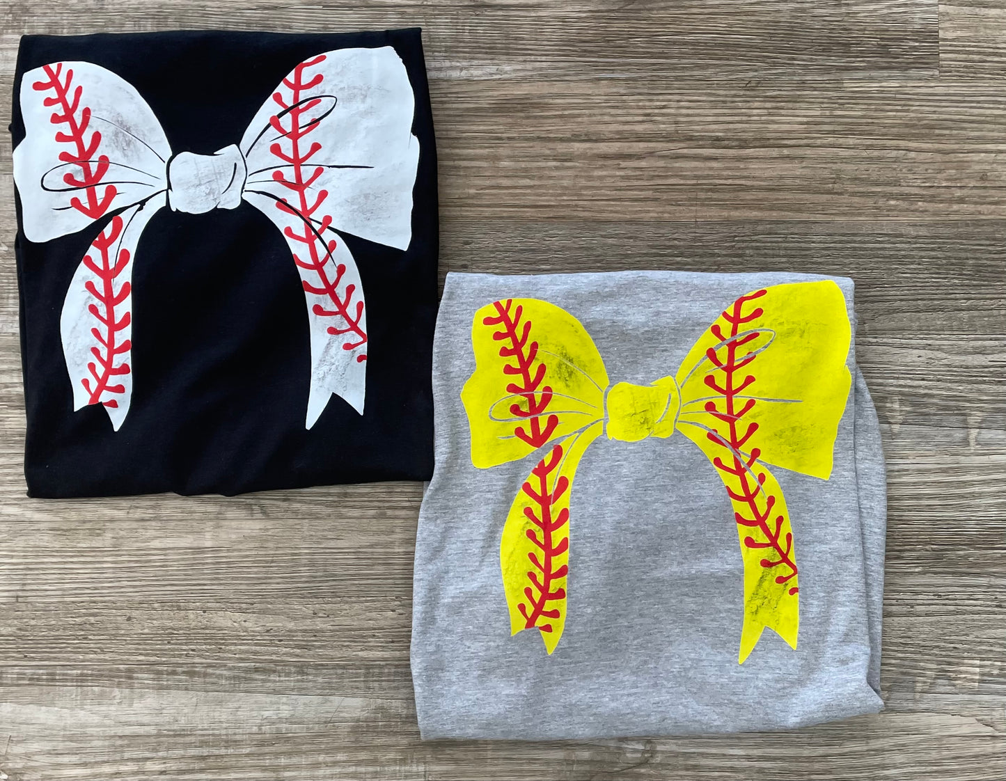 Softball Bows Graphic Tee - Youth