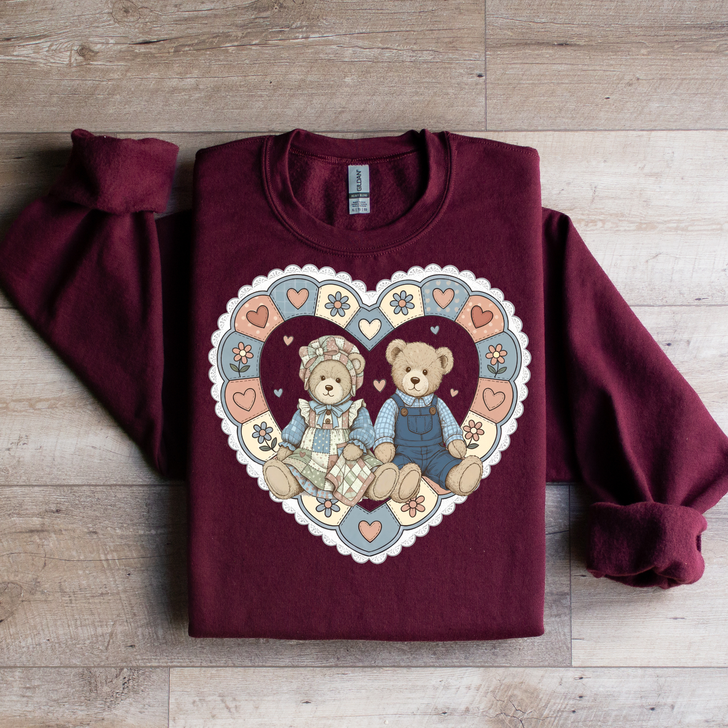 Bear Heart Frame Graphic Tee