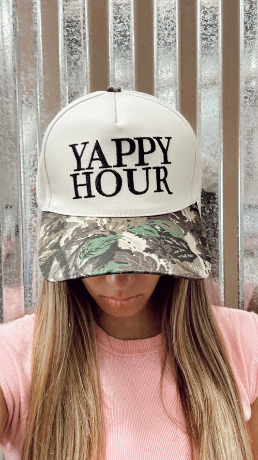 Yappy Hour Ball Cap - Camo
