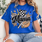 Mama Football Collage Graphic Tee