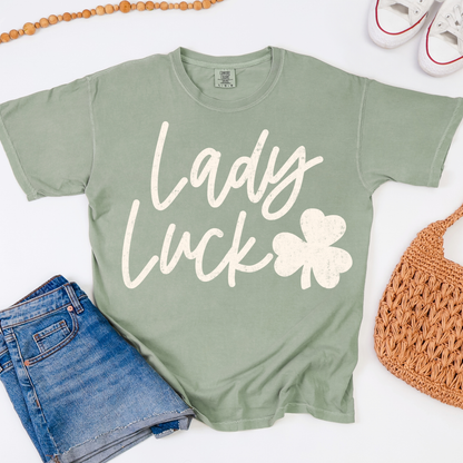 Lady Luck Clover Graphic Tee