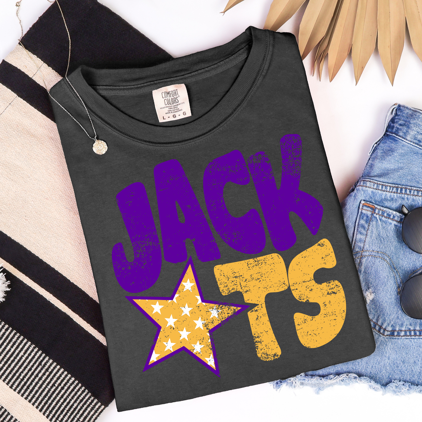 Jackets with Star Graphic Tee