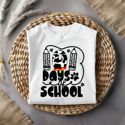 101 Days of School Doodle Graphic Tee