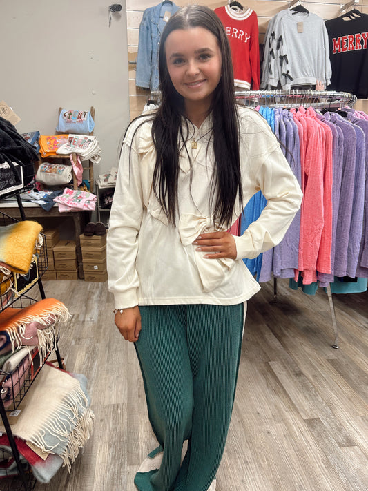 Slow Motion Casual Pants - Hunter Green