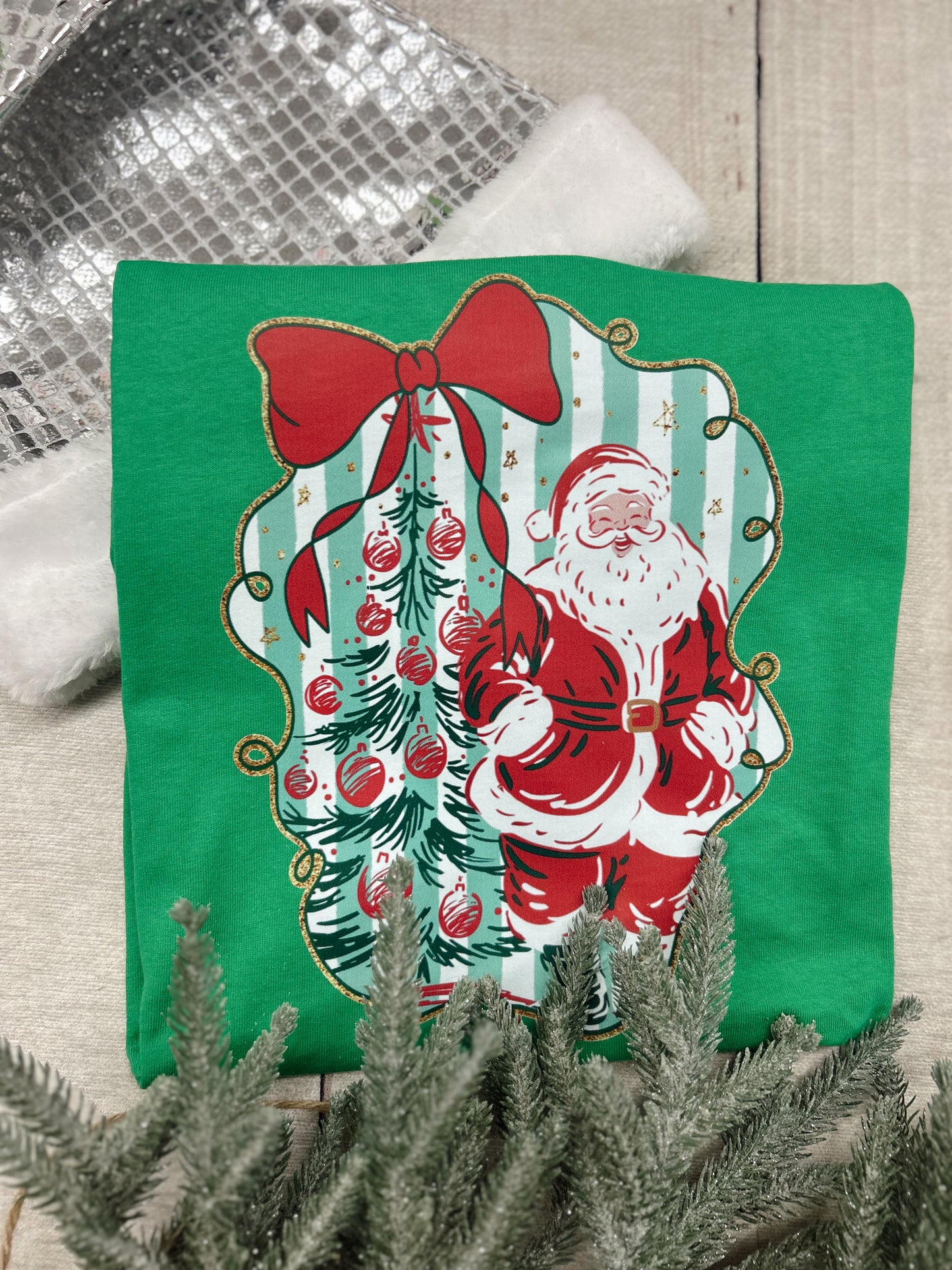 Santa Frame Graphic Tee
