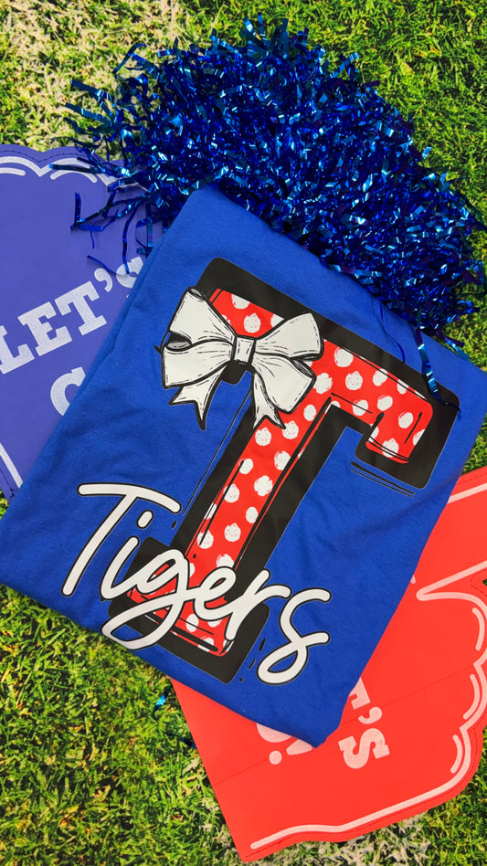 Big T Polka Dot Tigers Graphic Tee
