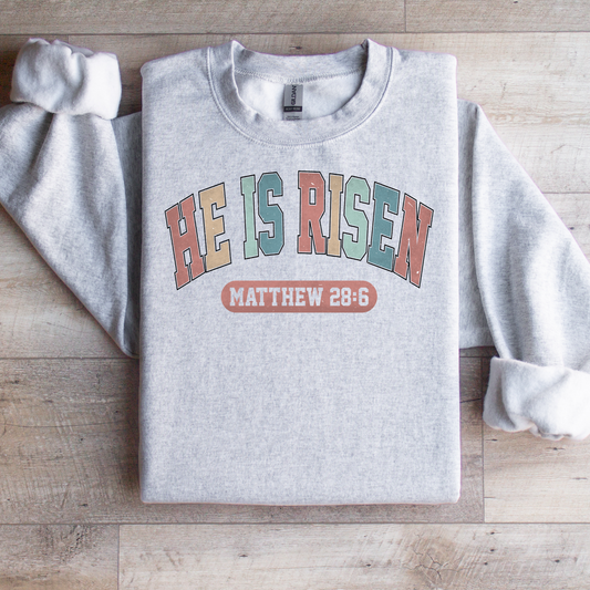 He is Risen Matthew 28:6 Graphic Tee
