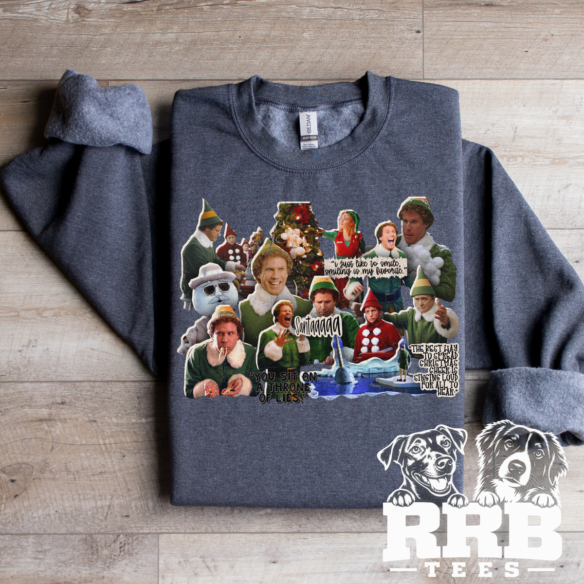 ELF Grunge Collage Graphic Tee