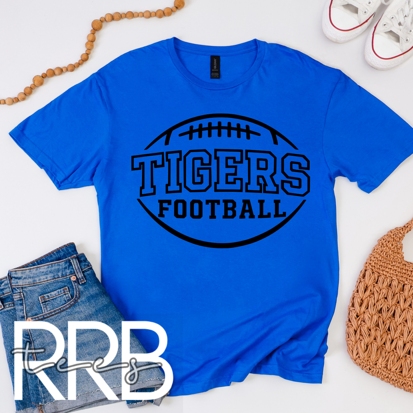 Tigers Football Graphic Tee