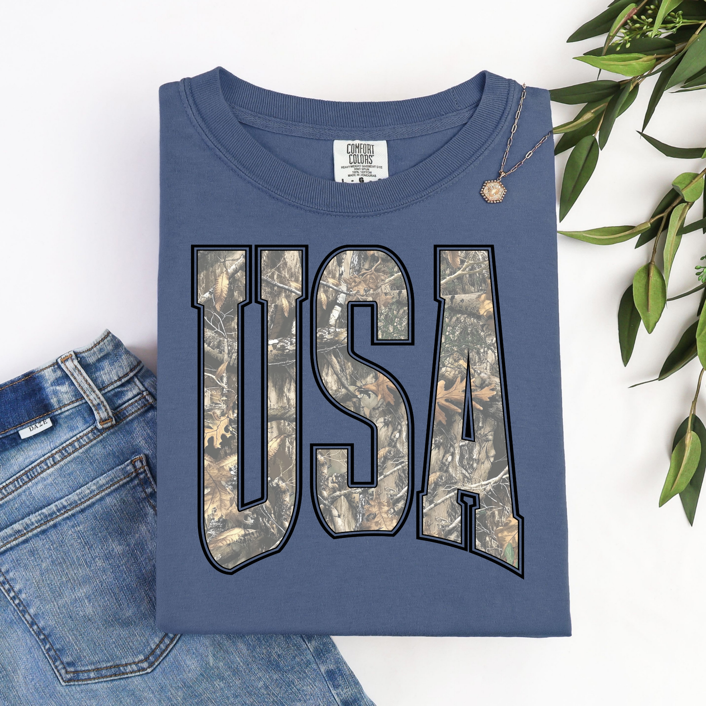 USA Camo Graphic Tee