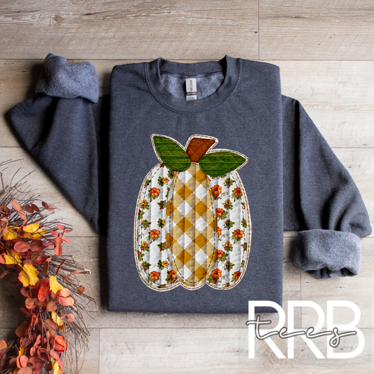 Patchwork Pumpkin Graphic Tee