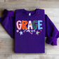 Doodle Grace 2 Cor 12:9 Graphic Tee
