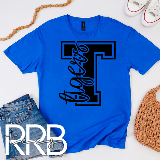 Tigers Cursive Power T Graphic Tee
