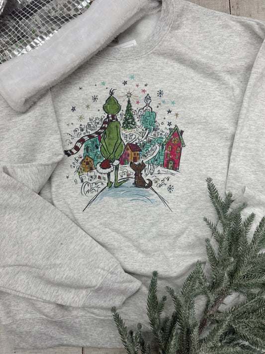 Whoville Grinch & Max Graphic Tee