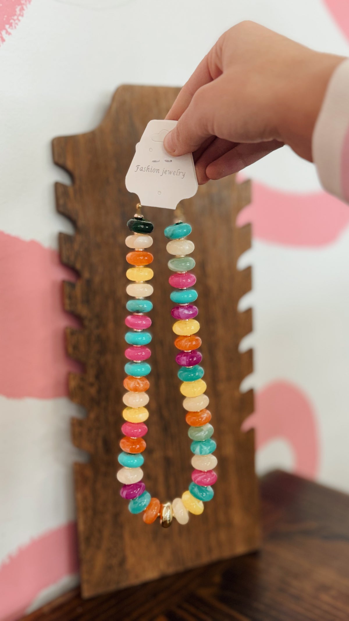 Confetti Colorful Beaded Necklace