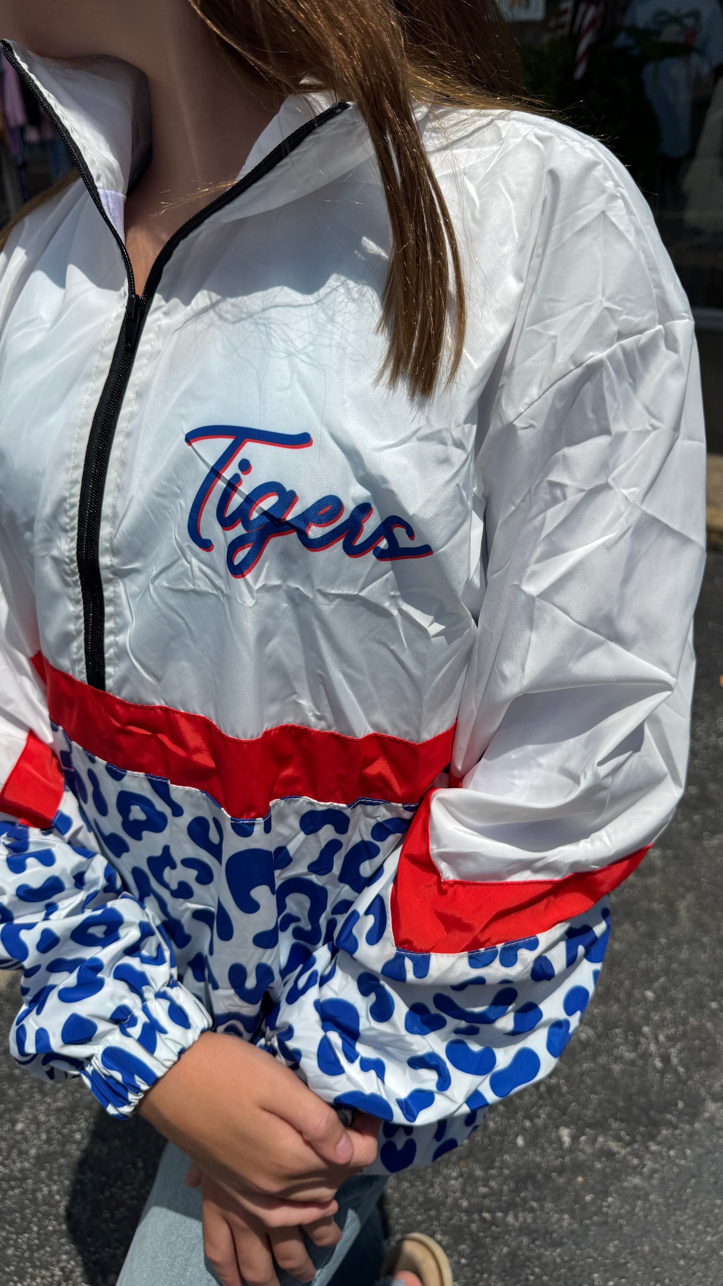 MC Tigers School Spirit Windbreaker- Cheetah