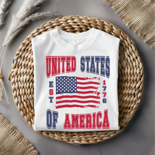 Patriotic Graphic Tee - 3