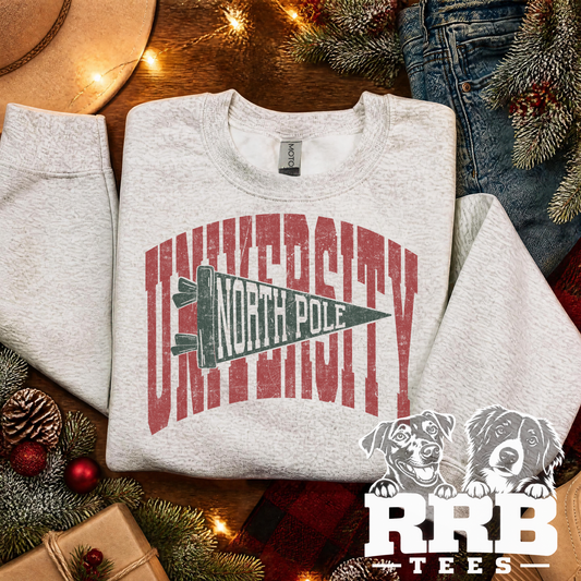North Pole University Graphic Tee